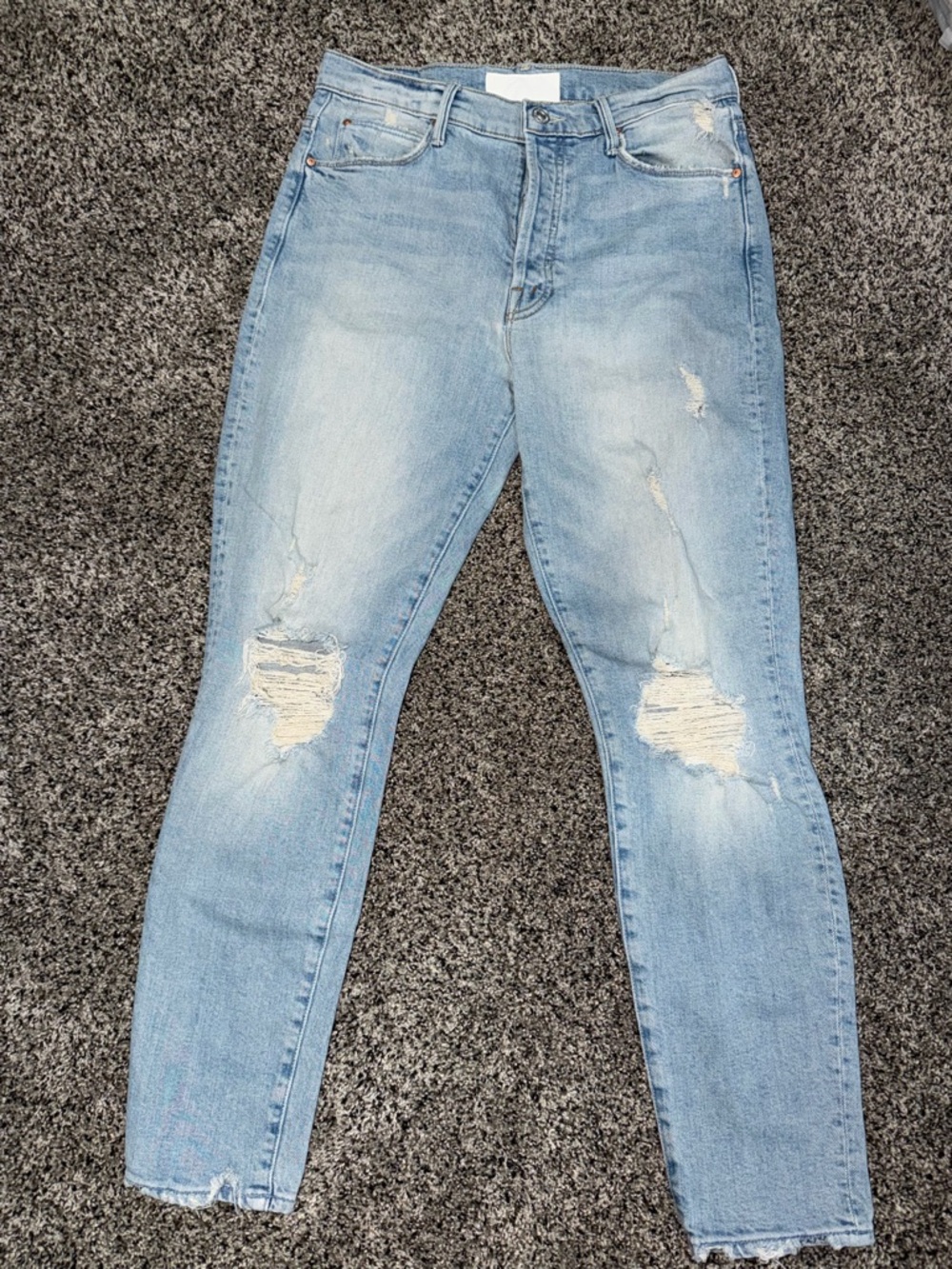 MOTHER Light Blue Denim Jeans